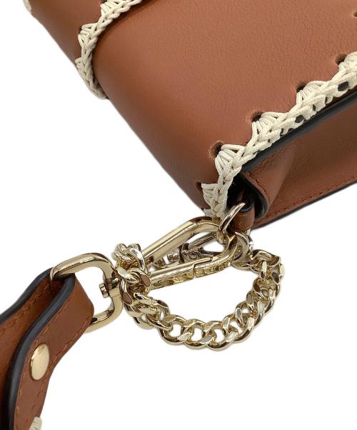 STRATHBERRY（ストラスベリー）STRATHBERRY (ストラスベリー) チェーンショルダーバッグ ブラウンの古着・服飾アイテム