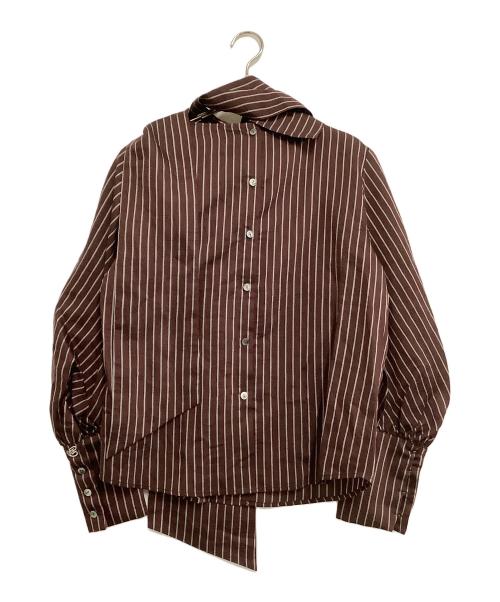 HEELAL（ヘラル）HEELAL (ヘラル) 長袖ブラウス ブラウン サイズ:freeの古着・服飾アイテム