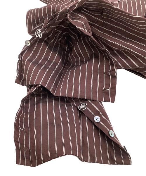 HEELAL（ヘラル）HEELAL (ヘラル) 長袖ブラウス ブラウン サイズ:freeの古着・服飾アイテム