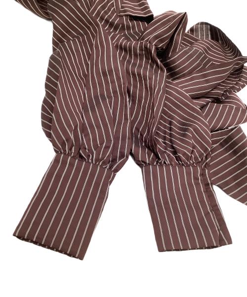 HEELAL（ヘラル）HEELAL (ヘラル) 長袖ブラウス ブラウン サイズ:freeの古着・服飾アイテム