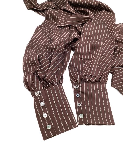 HEELAL（ヘラル）HEELAL (ヘラル) 長袖ブラウス ブラウン サイズ:freeの古着・服飾アイテム