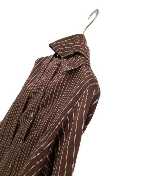 HEELAL（ヘラル）HEELAL (ヘラル) 長袖ブラウス ブラウン サイズ:freeの古着・服飾アイテム