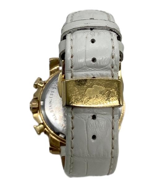 HUNTING WORLD（ハンティングワールド）HUNTING WORLD (ハンティングワールド) クロノグラフ　クォーツ ホワイトの古着・服飾アイテム