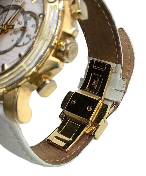 HUNTING WORLD（ハンティングワールド）HUNTING WORLD (ハンティングワールド) クロノグラフ　クォーツ ホワイトの古着・服飾アイテム