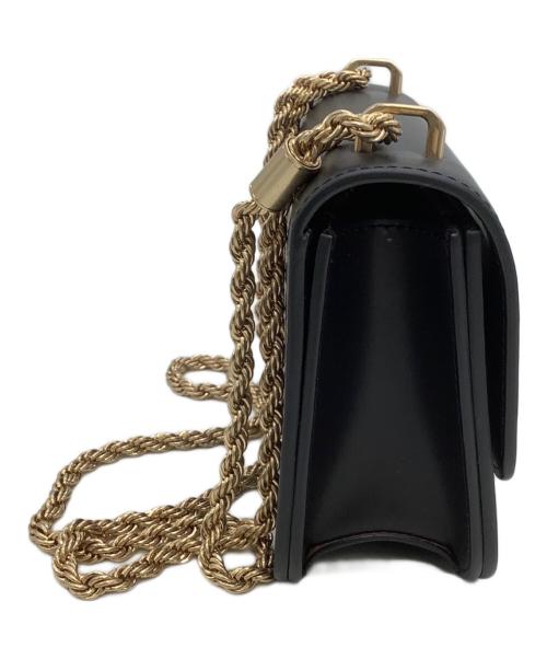 TORY BURCH（トリーバーチ）TORY BURCH (トリーバーチ) チェーンショルダーバッグ 	エレノア スモール コンバーチブル ブラック×ゴールドの古着・服飾アイテム