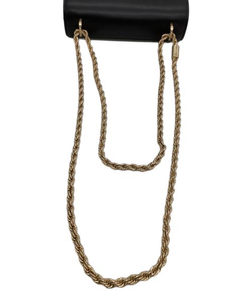 TORY BURCH（トリーバーチ）TORY BURCH (トリーバーチ) チェーンショルダーバッグ 	エレノア スモール コンバーチブル ブラック×ゴールドの古着・服飾アイテム