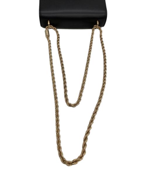 TORY BURCH（トリーバーチ）TORY BURCH (トリーバーチ) チェーンショルダーバッグ 	エレノア スモール コンバーチブル ブラック×ゴールドの古着・服飾アイテム