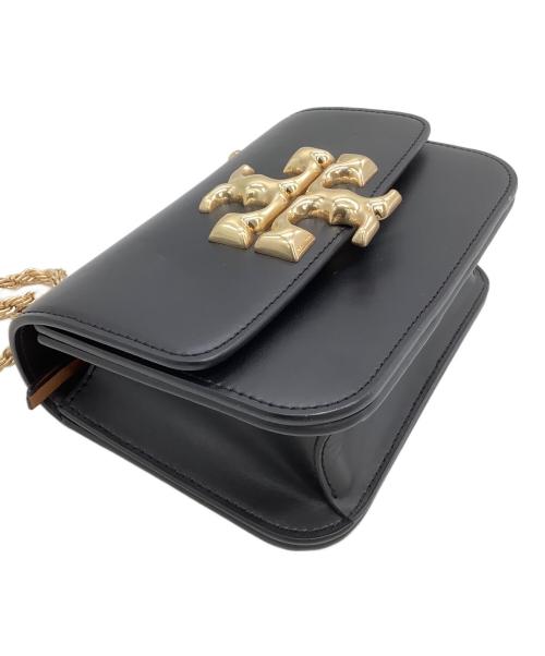 TORY BURCH（トリーバーチ）TORY BURCH (トリーバーチ) チェーンショルダーバッグ 	エレノア スモール コンバーチブル ブラック×ゴールドの古着・服飾アイテム