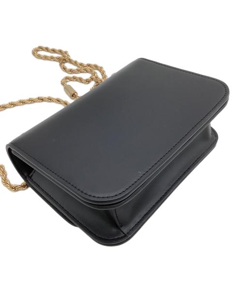 TORY BURCH（トリーバーチ）TORY BURCH (トリーバーチ) チェーンショルダーバッグ 	エレノア スモール コンバーチブル ブラック×ゴールドの古着・服飾アイテム