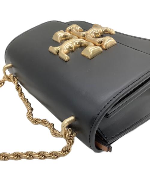 TORY BURCH（トリーバーチ）TORY BURCH (トリーバーチ) チェーンショルダーバッグ 	エレノア スモール コンバーチブル ブラック×ゴールドの古着・服飾アイテム