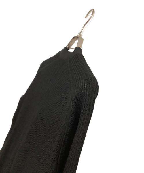 MADISON BLUE（マディソンブルー）MADISON BLUE (マディソンブルー) 薄手カーディガン　BIG KNIT V CD MESH ブラック サイズ:XSの古着・服飾アイテム