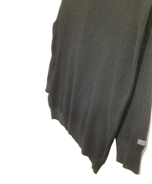 MADISON BLUE（マディソンブルー）MADISON BLUE (マディソンブルー) 薄手カーディガン　BIG KNIT V CD MESH ブラック サイズ:XSの古着・服飾アイテム