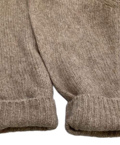 STATE OF MIND（ステートオブマインド）STATE OF MIND (ステートオブマインド) 厚手ニット　yak v neck po ブラウン サイズ:Sの古着・服飾アイテム