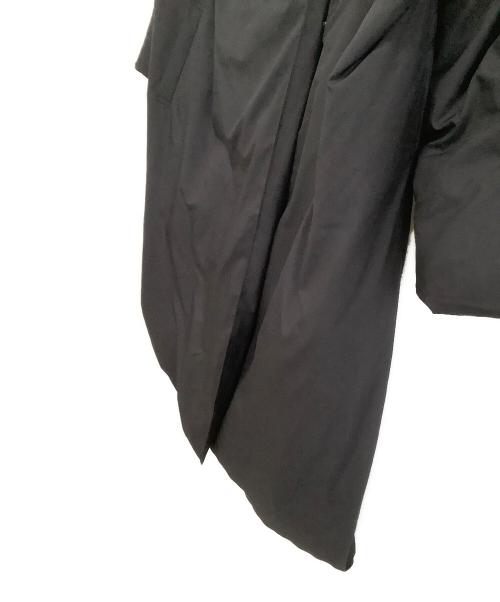 mizuiro-ind（ミズイロインド）mizuiro-ind (ミズイロインド) ドレープダウンコート ブラック サイズ:表記なしの古着・服飾アイテム