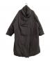 mizuiro-ind（ミズイロインド）の古着「ドレープダウンコート」｜ブラック