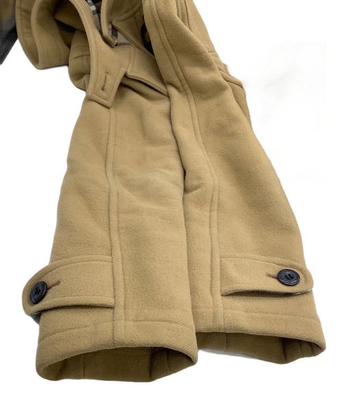 BURBERRY LONDON（バーバリーロンドン）BURBERRY LONDON (バーバリーロンドン) フード付ダッフルコート　裏ノバチェック ブラウン サイズ:表記なしの古着・服飾アイテム