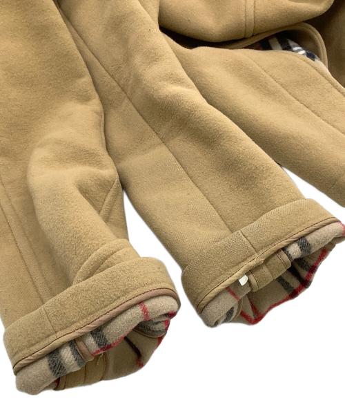 BURBERRY LONDON（バーバリーロンドン）BURBERRY LONDON (バーバリーロンドン) フード付ダッフルコート　裏ノバチェック ブラウン サイズ:表記なしの古着・服飾アイテム