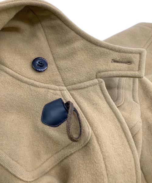 BURBERRY LONDON（バーバリーロンドン）BURBERRY LONDON (バーバリーロンドン) フード付ダッフルコート　裏ノバチェック ブラウン サイズ:表記なしの古着・服飾アイテム