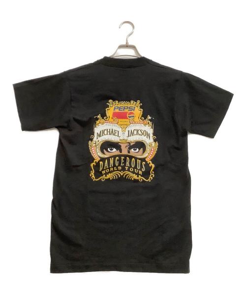 SCREEN STARS BEST（スクリーンズスターズベスト）SCREEN STARS BEST (スクリーンズスターズベスト) プリントTシャツ PEPSI  	MICHAEL JACKSON/90s ブラック サイズ:Mの古着・服飾アイテム