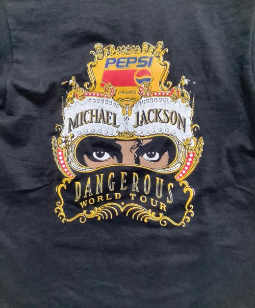 SCREEN STARS BEST（スクリーンズスターズベスト）SCREEN STARS BEST (スクリーンズスターズベスト) プリントTシャツ PEPSI  	MICHAEL JACKSON/90s ブラック サイズ:Mの古着・服飾アイテム