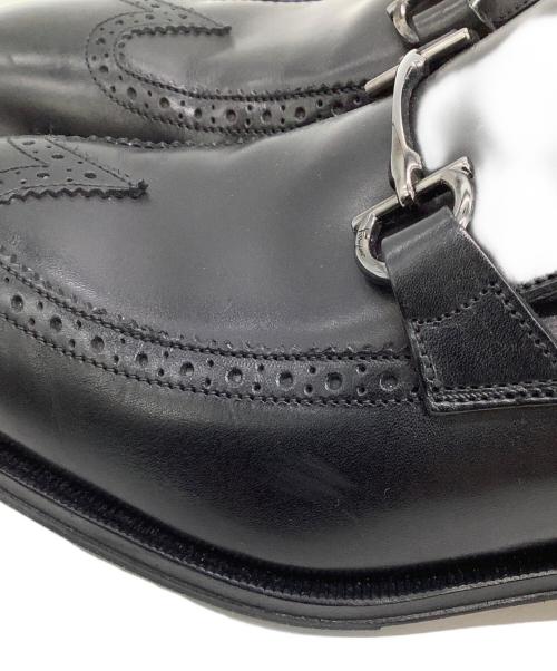 Salvatore Ferragamo（サルヴァトーレ フェラガモ）Salvatore Ferragamo (サルヴァトーレ フェラガモ) ビットローファー ブラック サイズ:7 2Eの古着・服飾アイテム