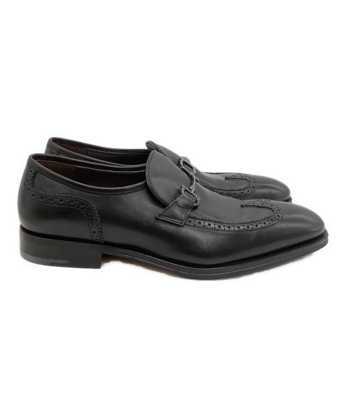 Salvatore Ferragamo（サルヴァトーレ フェラガモ）Salvatore Ferragamo (サルヴァトーレ フェラガモ) ビットローファー ブラック サイズ:7 2Eの古着・服飾アイテム