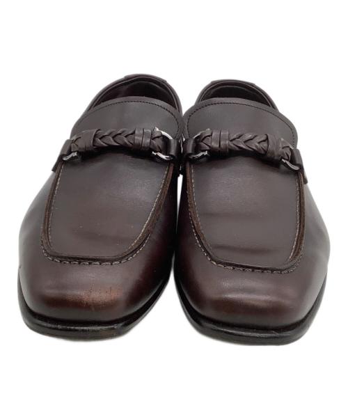 Salvatore Ferragamo（サルヴァトーレ フェラガモ）Salvatore Ferragamo (サルヴァトーレ フェラガモ) ビットローファー ブラウン サイズ: 6 1/2の古着・服飾アイテム