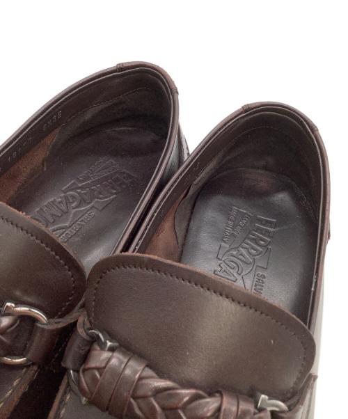 Salvatore Ferragamo（サルヴァトーレ フェラガモ）Salvatore Ferragamo (サルヴァトーレ フェラガモ) ビットローファー ブラウン サイズ: 6 1/2の古着・服飾アイテム
