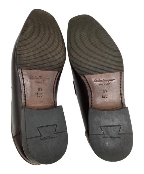 Salvatore Ferragamo（サルヴァトーレ フェラガモ）Salvatore Ferragamo (サルヴァトーレ フェラガモ) ビットローファー ブラウン サイズ: 6 1/2の古着・服飾アイテム