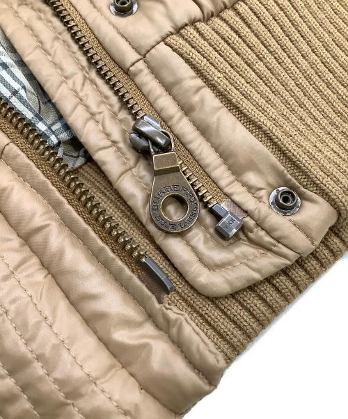 BURBERRY BLUE LABEL（バーバリー ブルー レーベル）BURBERRY BLUE LABEL (バーバリーロンドンブルーレーベル) ダウンベスト ベージュ サイズ:38の古着・服飾アイテム