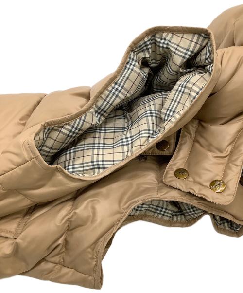 BURBERRY BLUE LABEL（バーバリー ブルー レーベル）BURBERRY BLUE LABEL (バーバリーロンドンブルーレーベル) ダウンベスト ベージュ サイズ:38の古着・服飾アイテム