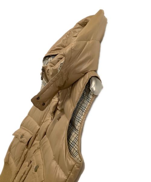 BURBERRY BLUE LABEL（バーバリー ブルー レーベル）BURBERRY BLUE LABEL (バーバリーロンドンブルーレーベル) ダウンベスト ベージュ サイズ:38の古着・服飾アイテム