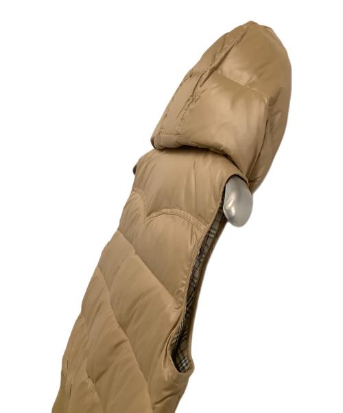 BURBERRY BLUE LABEL（バーバリー ブルー レーベル）BURBERRY BLUE LABEL (バーバリーロンドンブルーレーベル) ダウンベスト ベージュ サイズ:38の古着・服飾アイテム