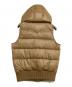 BURBERRY BLUE LABEL (バーバリーロンドンブルーレーベル) ダウンベスト ベージュ サイズ:38：8000円