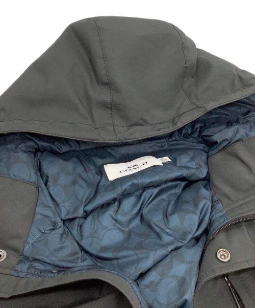 COACH（コーチ）COACH (コーチ) ダウンコート ブラック サイズ:Mの古着・服飾アイテム