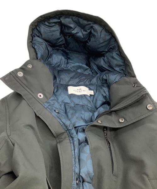 COACH（コーチ）COACH (コーチ) ダウンコート ブラック サイズ:Mの古着・服飾アイテム