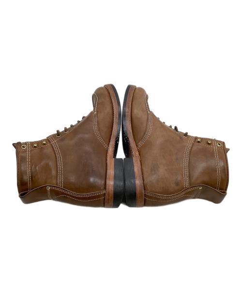 RRL（ダブルアールエル）RRL (ダブルアールエル) レザーブーツ Brunel Boots ブラウン サイズ:8 1/2の古着・服飾アイテム