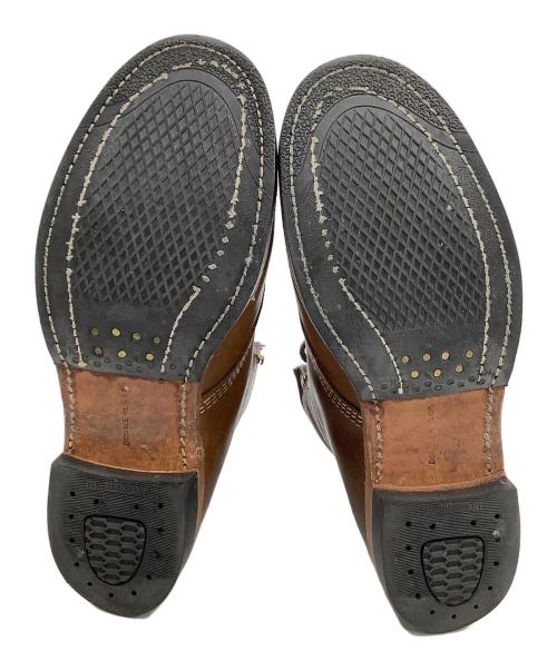 RRL（ダブルアールエル）RRL (ダブルアールエル) レザーブーツ Brunel Boots ブラウン サイズ:8 1/2の古着・服飾アイテム