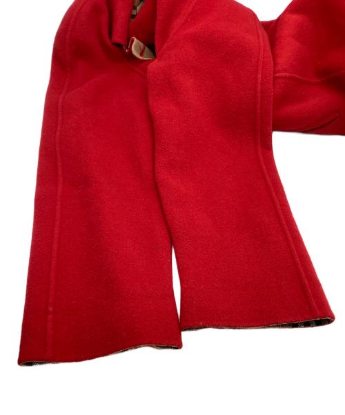 Burberry's（バーバリーズ）Burberry's (バーバリーズ) カシミヤ混コート　裏地ノバチェック レッド サイズ:40の古着・服飾アイテム