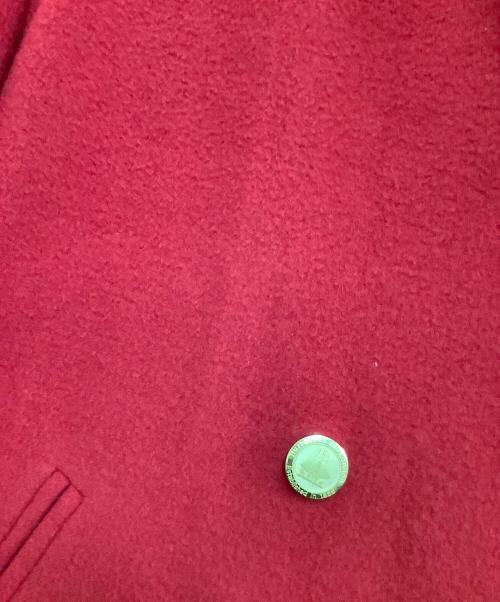 Burberry's（バーバリーズ）Burberry's (バーバリーズ) カシミヤ混コート　裏地ノバチェック レッド サイズ:40の古着・服飾アイテム