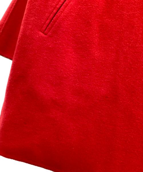 Burberry's（バーバリーズ）Burberry's (バーバリーズ) カシミヤ混コート　裏地ノバチェック レッド サイズ:40の古着・服飾アイテム