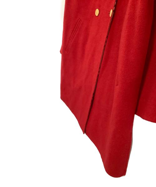 Burberry's（バーバリーズ）Burberry's (バーバリーズ) カシミヤ混コート　裏地ノバチェック レッド サイズ:40の古着・服飾アイテム