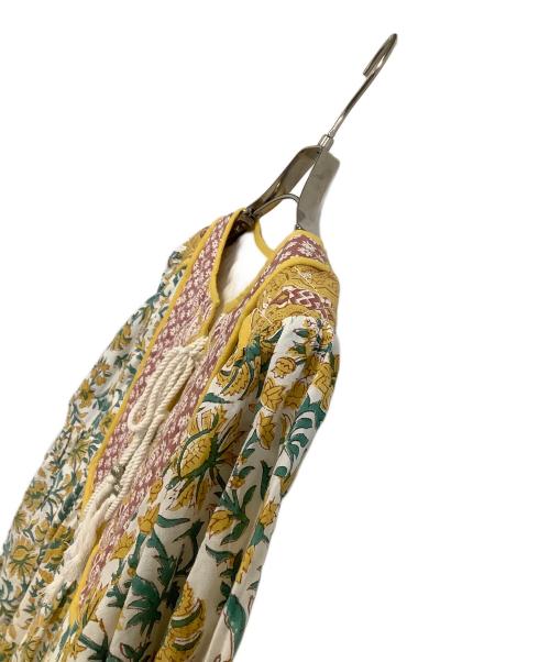 freada（フリーダ）freada (フリーダ) 長袖ワンピース インド胸キルト木版 マルチカラー サイズ:freeの古着・服飾アイテム