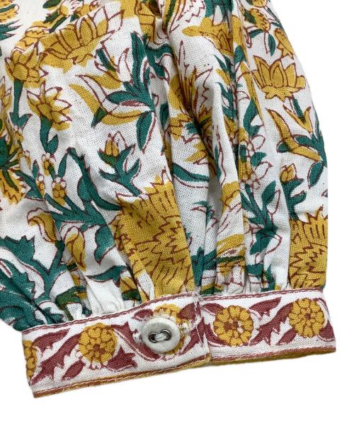 freada（フリーダ）freada (フリーダ) 長袖ワンピース インド胸キルト木版 マルチカラー サイズ:freeの古着・服飾アイテム