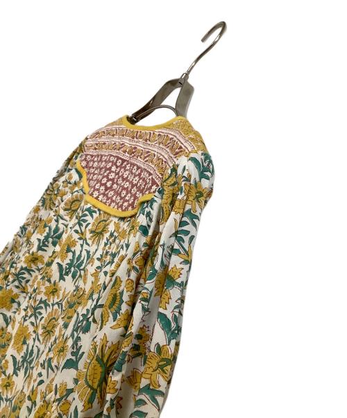 freada（フリーダ）freada (フリーダ) 長袖ワンピース インド胸キルト木版 マルチカラー サイズ:freeの古着・服飾アイテム