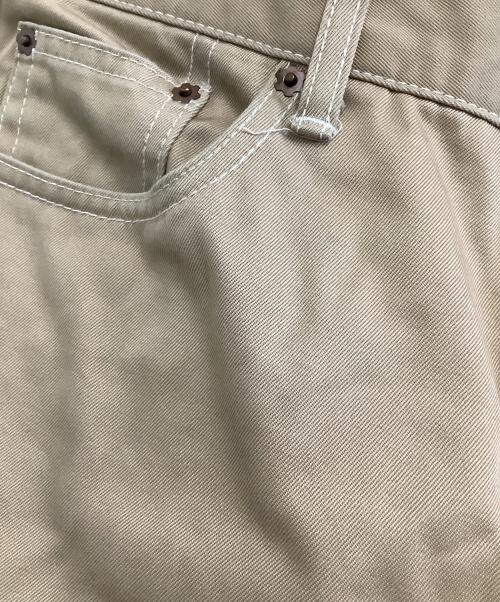 DAYTONA（デイトナ）DAYTONA (デイトナ) 切替デニムパンツ インディゴ×ブラウン サイズ:W36×L33の古着・服飾アイテム