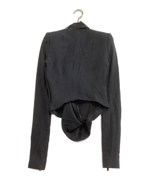 HAIDER ACKERMANN（ハイダーアッカーマン）HAIDER ACKERMANN (ハイダーアッカーマン) ダブルライダースジャケット ブラック サイズ:34の古着・服飾アイテム