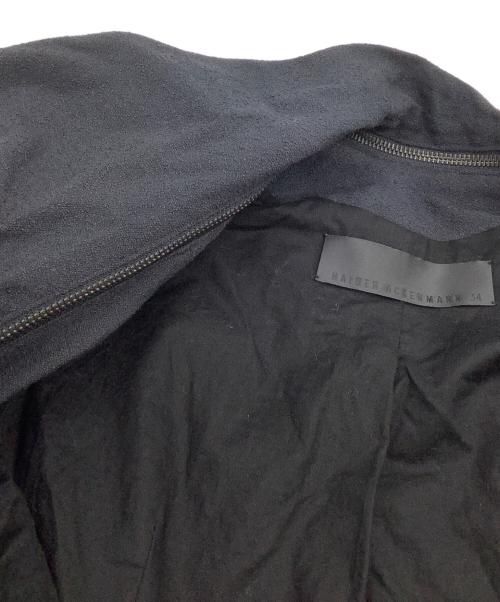 HAIDER ACKERMANN（ハイダーアッカーマン）HAIDER ACKERMANN (ハイダーアッカーマン) ダブルライダースジャケット ブラック サイズ:34の古着・服飾アイテム