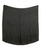 GUCCIグッチ）の古着「大判スカーフ GG」｜ブラック