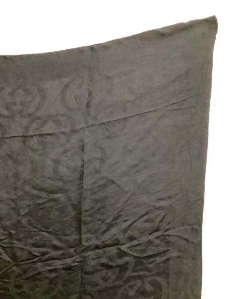 GUCCI（グッチ）GUCCI (グッチ) 大判スカーフ GG ブラックの古着・服飾アイテム